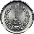 Polska, PRL, 1 złoty 1965, NGC MS65