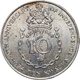 #AT# Malawi, 10 kwacha 1974, 10. lecie Niepodległości