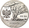 Polska, III RP, 20 złotych 2012, Krzemionki Opatowskie, proof