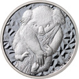 Australia, Elżbieta II, 1 dolar 2007, Koala, Uncja srebra