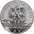 Polska, III RP, 20 złotych 2001, Paź królowej