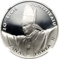 Polska, 10 zł 1998, 20-lecie pontyfikatu Jana Pawła II, NGC PF69