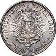 Niemcy, Prusy, Fryderyk III, 2 marki 1888 A