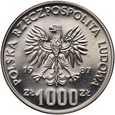 #AM# Polska, PRL, 1000 zł 1987, Kazimierz Wielki, próba, nikiel