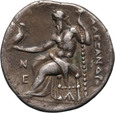 Grecja, Macedonia, Lizymach 305-281 p.n.e., drachma, Magnezja