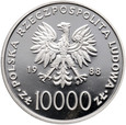 Polska, PRL, 10000 złotych 1988, Jan Paweł II