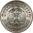 Niemcy, III Rzesza, 2 marki 1933 A, Marcin Luter, Berlin