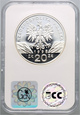 Polska, III RP, 20 złotych 1998, Ropucha Paskówka, GCN PR70