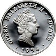 Tuvalu, 20 dolarów 1994, Rzut oszczepem