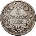 Francja, Ludwik Filip I, 5 franków 1833 W, Lile