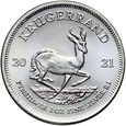 RPA, 1 Krugerrand 2021, uncja srebra