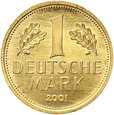 233. Niemcy, 1 marka, 2001 F, Wycofanie marek z obiegu
