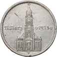 Niemcy, III Rzesza, 5 marek 1934 G, Kościół z datą, Karlsruhe