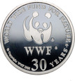 WWF, medal z 1986 roku, Pelikan, Srebro