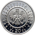 Polska, III RP, 20 złotych 2000, Pałac w Wilanowie, proof