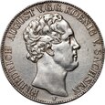 Niemcy, Saksonia, Fryderyk August II, 2 talary 1847 F, Stuttgart