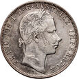 Austria, Franciszek I, 1 floren 1858 A, Wiedeń