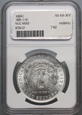 #AJ# USA, dolar 1885 O, Morgan, NGC MS63