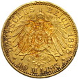 721. Niemcy, Prusy, Wilhelm II, 10 marek 1898