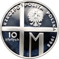 #AZ# 17. Polska, III RP, 10 złotych 1998, 20. lecie Pontyfikatu
