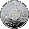 Białoruś, 20 rubli 2007, Międzynarodowy Rok Polarny