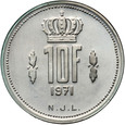 Luksemburg, 10 franków 1971, ESSAI, próba, srebro