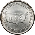 USA, 1/2 dolara 1951, G. W. Carver i B. T. Washington