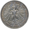 355. Niemcy, Frankfurt, 1 talar, 1859