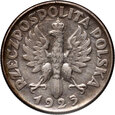 Polska, II RP, 2 złote 1925, Żniwiarka, Filadelfia, bez kropki