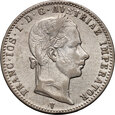 #Aj# Austria, Franciszek Józef I, 1/4 florena 1859 V, Wenecja