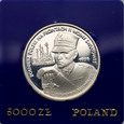 Polska, PRL, 5000 złotych 1989, Westerplatte,  Henryk Sucharski