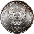 1651. Polska, 100000 złotych 1990, Solidarność, Typ A