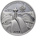 Polska, III RP, 10 zł, 2018, Igrzyska Olimpijskie w PyeongChang