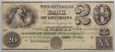 USA, Citizens Bank, Nowy Orlean, Luizjana, 20 dolarów 1847-58 #AJ#