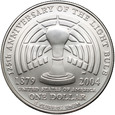 USA, 1 dolar 2004 P, Thomas Edison, Żarówka