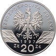 Polska, III RP, 20 złotych 1997, Jelonek Rogacz #M