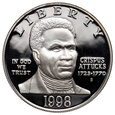 USA, dolar 1998 S, Crispus Attucks