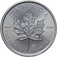 Kanada, Elżbieta II, 5 dolarów 2023, Liść klonu, uncja srebra