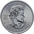 Kanada, Elżbieta II, 5 dolarów 2023, Liść klonu, uncja srebra