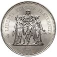 07. Francja, Piąta  Republika, 50 franków 1976, Herkules
