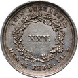 Niemcy, Bayern,Maksymilian I,srebrny medal,25-lecie Panowania 1824 [M]