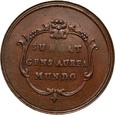 Medal August III, 1738, wybity z okazji ślubu Marii Wettyn