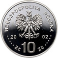 1668. Polska, III RP, 10 złotych 2002, August II Mocny