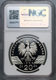 #Aj# Polska, III RP, 20 złotych 1999, Wilk, NGC PF67 