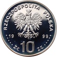 #M Polska, III RP, 10 złotych 1999, Władysław IV Waza, Popiersie