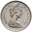 186.Kanada, Elżbieta II, 25 centów, 1967