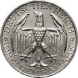 Niemcy, Republika Weimarska, 3 marki 1929 A, Unia Waldeck i Prus