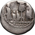 Republika Rzymska, L. Aemilius Lepidus Paullus, denar 62 p.n.e.