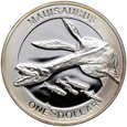 Nowa Zelandia, zestaw monet, 5 x 1 dolar 2010, Dinozaury