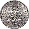 Niemcy, Bawaria, Otto, 3 marki 1912 D